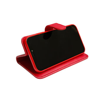 Oppo A79 - Book Case &amp;amp; Glas - Rood