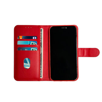 Oppo A79 - Book Case &amp;amp; Glas - Rood