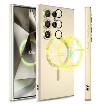 Samsung S25 Ultra - MagSafe Matte TPU - Goud