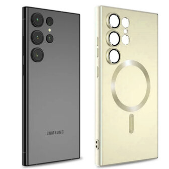 Samsung S25 Ultra - MagSafe Matte TPU - Goud
