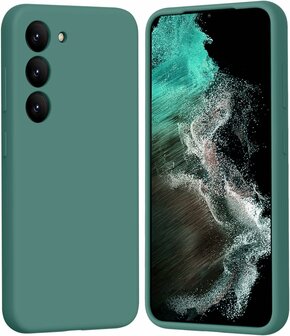 Samsung Galaxy S25 - Groen - Liquid Siliconen Back Cover