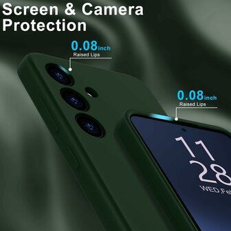 Samsung Galaxy S25 - Groen - Liquid Siliconen Back Cover