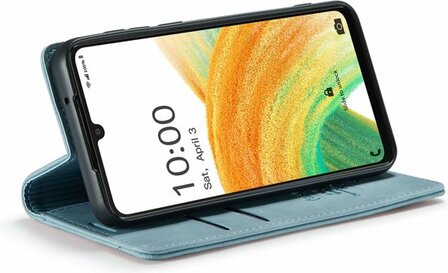 Oppo A17 Aqua Blue &amp;amp; Glas - Book Case