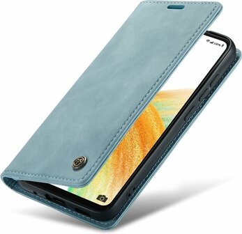 Oppo A17 Aqua Blue &amp;amp; Glas - Book Case