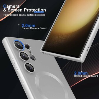 Samsung S25 Ultra - MagSafe Matte TPU - Zilver