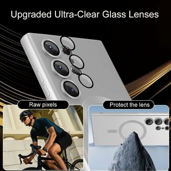 Samsung S25 Ultra - MagSafe Matte TPU - Zilver