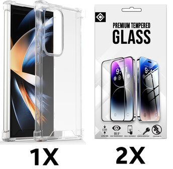 Samsung S25 Ultra - Anti Shock &amp;amp; 2x Glas - Transparant