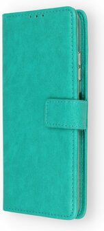 S22 Plus - Book Case &amp;amp; Glas - Turquoise