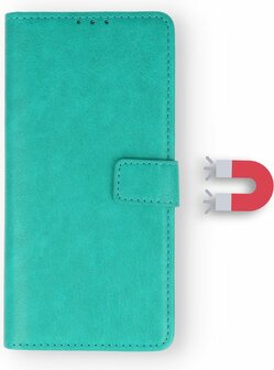 S22 Plus - Book Case &amp;amp; Glas - Turquoise