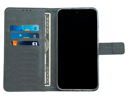Samsung S24 FE - Book Case - Grijs