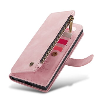 Samsung S25 Ultra - Pale Pink - Book Case met Rits
