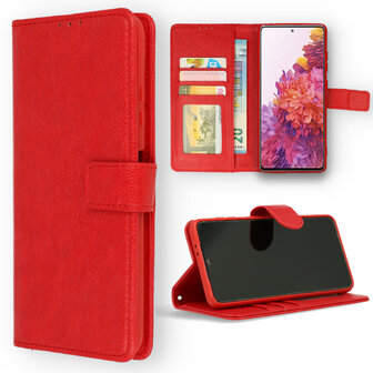 Oppo A17 - Book Case - Rood