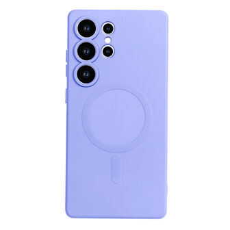 Samsung S25 Ultra - Paars - Camera Siliconen MagSafe Back Cover