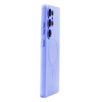 Samsung S25 Ultra - Paars - Camera Siliconen MagSafe Back Cover