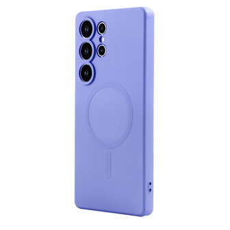 Samsung S25 Ultra - Paars - Camera Siliconen MagSafe Back Cover