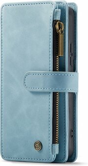 Samsung S22 Plus Aqua Blue - Book Case met Rits