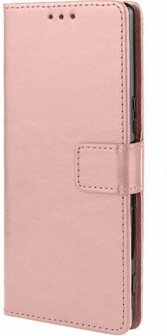 Nokia 8.3 - Book Case &amp;amp; Glas - Rosegoud