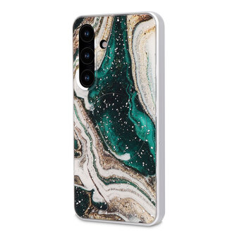 Samsung S25 Plus - Groen - Marmer MagSafe Back Cover