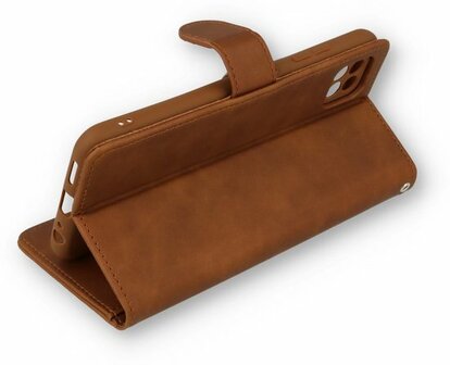 Samsung S21 FE Sienna Brown &amp;amp; Glas - Book Case