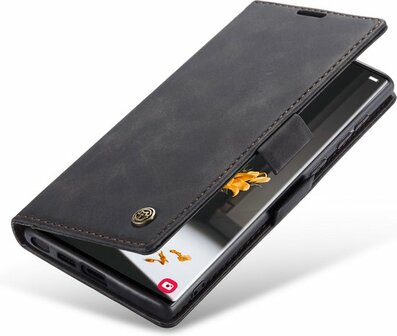 Samsung S22 Ultra Charcoal Gray - Book Case