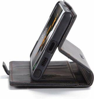 Samsung S22 Ultra Charcoal Gray - Book Case