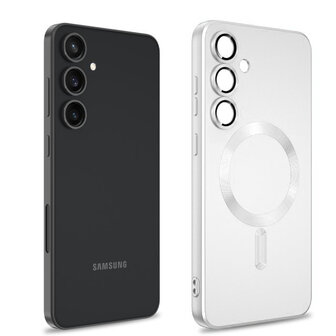 Samsung S25 Plus - MagSafe Matte TPU - Zilver
