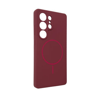 Samsung S25 Ultra - Bordeaux - Zachte MagSafe Liquid Case