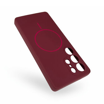 Samsung S25 Ultra - Bordeaux - Zachte MagSafe Liquid Case