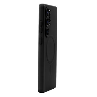 Samsung S25 Ultra - Zwart - Camera Siliconen MagSafe Back Cover