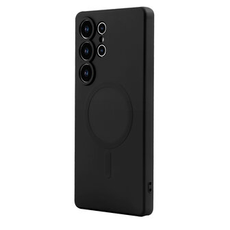 Samsung S25 Ultra - Zwart - Camera Siliconen MagSafe Back Cover