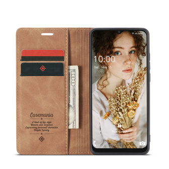 Oppo A58 4G - Sienna Brown - Book Case