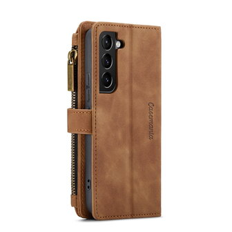Samsung S25 Plus - Sienna Brown - Book Case met Rits