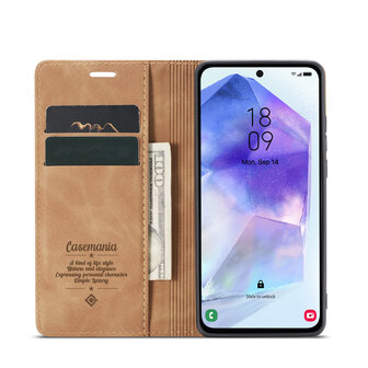 Samsung S25 Plus - Sienna Brown - Book Case