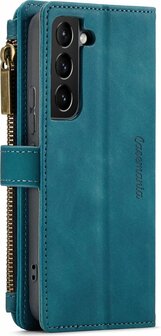 Samsung S22 Plus Emerald Green - Book Case met Rits