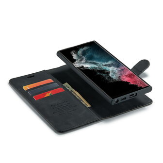Samsung S25 Ultra - Charcoal Gray - 2 in 1 Book Case