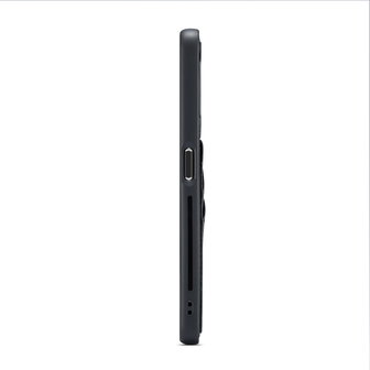 Oppo A98 - Back Cover met Kaarthouder - Charcoal Gray
