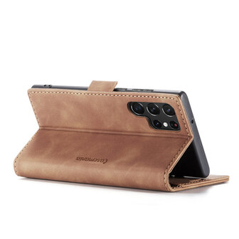 Samsung S25 Ultra - Sienna Brown - Book Case