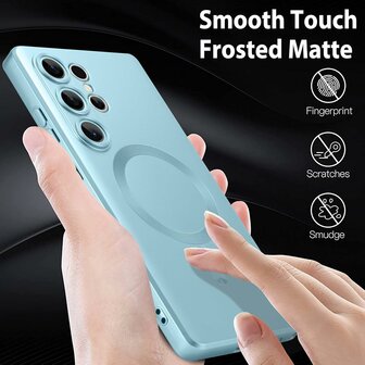 Samsung S25 Ultra - MagSafe Matte TPU - Blauw