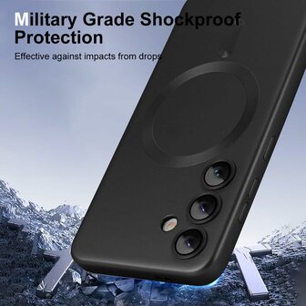 Samsung S25 - MagSafe Matte TPU - Zwart