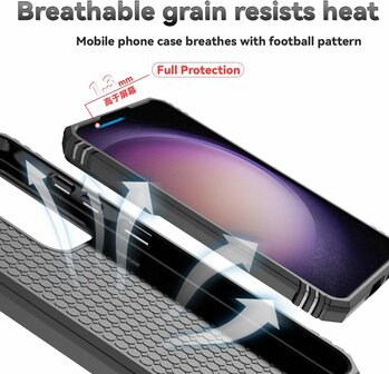 Samsung S25 Zwart - Kickstand Ring met Camera Bescherming &amp;amp; 2x Glas