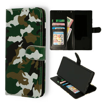 iPhone 11 - Book Case - Camouflage