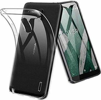 Nokia 2.3 - Back Cover &amp;amp; Glas - Transparant