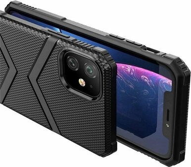 iPhone 11 - Matrix Anti Shock Case  - Zwart