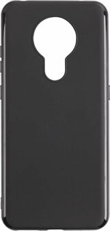Nokia 5.3 - Siliconen Back Cover - Zwart