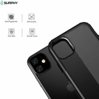 iPhone 11 - Multi Protective Armor + Tempered Glass - Zwart