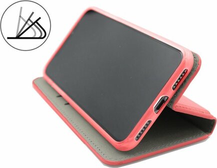 iPhone 12 Pro Max Rood - HQ Slim Book Case