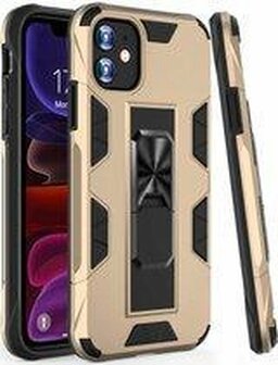 iPhone 12 Mini Goud - Magnetic Kickstand Armor Case