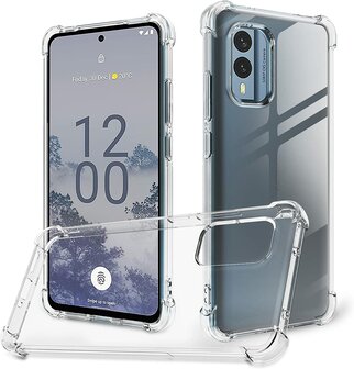 Nokia X30 - Anti Shock &amp;amp; 2x Glas - Transparant
