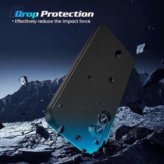 Samsung Galaxy A56 - Zwart - Anti Slip Armor - 2x Glas