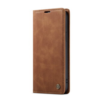 iPhone 16e - Book Case - Sienna Brown